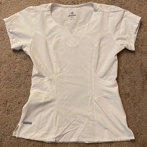 White Scrub Top